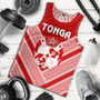 Tonga Tank Top Custom Tribal Pattern Coat Of Arms