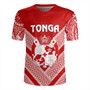 Tonga Rugby Jersey Custom Tribal Pattern Coat Of Arms