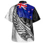 New Zealand Custom Personalised Hawaiian Shirt Maori Silver Fern Flag Vibes