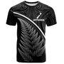 New Zealand Custom Personalised T-Shirt Maori Style Ethnic Curve Design