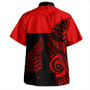 New Zealand Hawaiian Shirt Maori Pattern Aotearoa Silver Fern Tattoo