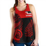 New Zealand Women Tank Maori Pattern Aotearoa Silver Fern Tattoo