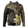 Hawaii Custom Personalised Hoodie Plumeria Sea Turtle Tattoo Tribal Design