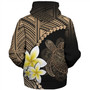 Hawaii Custom Personalised Sherpa Hoodie Plumeria Sea Turtle Tattoo Tribal Design