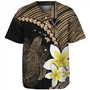 Hawaii Custom Personalised Baseball Shirt Plumeria Sea Turtle Tattoo Tribal Design