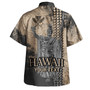 Hawaii Custom Personalised Hawaiian Shirt Hawaii King Grunge With Halftone Background