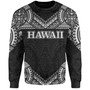 Hawaii Custom Personalised Sweatshirt Turtle Polynesian Pattern
