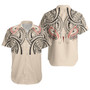 New Zealand Short Sleeve Shirt Season Maori Pattern