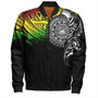 American Samoa Bomber Jacket Polynesian Tribal Reggae Style