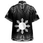 Philippines Filipinos Custom Personalised Hawaiian Shirt Filipino Black Fog Style