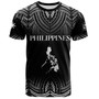 Philippines Filipinos Custom Personalised T-Shirt Filipino Black Fog Style