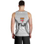 Fiji Custom Personalised Tank Top Seal With Map Fijian Tapa Patterns