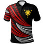 Philippines Filipinos Custom Personalised Polo Shirt - Wave Pattern Alternating RED1