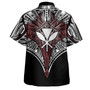 Hawaii Custom Personalised Hawaiian Shirt Tribal Patterns Manta Ray Tatau Style