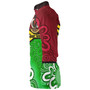 Vanuatu Custom Personalised Long Sleeve Shirt Vanuatu Seal With Aboriginal Patterns Style