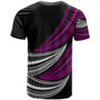 Samoa Custom Personalised T-Shirt - Wave Pattern Alternating