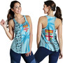 Fiji Custom Personalised Women Tank Fijian Tapa Palms Designs