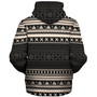 Fiji Sherpa Hoodie Fijian Masi Pattern Palm Style