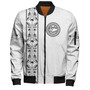 Fiji Bomber Jacket Bula Vinaka Tapa Palms Designs