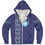 Fiji Sherpa Hoodie Bula Vinaka Tapa Palms Designs