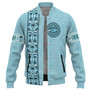 Fiji Baseball Jacket Bula Vinaka Tapa Palms Designs