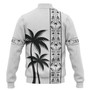 Fiji Baseball Jacket Bula Vinaka Tapa Palms Designs