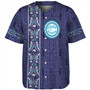 Fiji Baseball Shirt Bula Vinaka Tapa Palms Designs