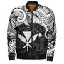 Hawaii Bomber Jacket Kanaka Maoli Map Polynesian Tatau