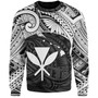 Hawaii Sweatshirt Kanaka Maoli Map Polynesian Tatau