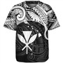 Hawaii Baseball Shirt Kanaka Maoli Map Polynesian Tatau