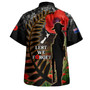 New Zealand Hawaiian Shirt Custom Anzac Day Lest We Forget Silver Fern