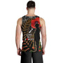 New Zealand Tank Top Custom Anzac Day Lest We Forget Silver Fern