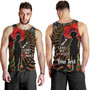 New Zealand Tank Top Custom Anzac Day Lest We Forget Silver Fern