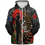 New Zealand Sherpa Hoodie Custom Anzac Day Lest We Forget Silver Fern