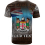 Fiji T-Shirt Custom Fiji Islanders Tapa Masi Design