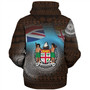 Fiji Sherpa Hoodie Custom Fiji Islanders Tapa Masi Design