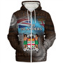 Fiji Sherpa Hoodie Custom Fiji Islanders Tapa Masi Design