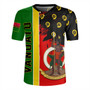 Vanuatu Rugby Jersey Melanesian Flag Grunge Symbols Pattern