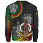 Vanuatu Sweatshirt Custom Seal With Mutis En Atan Patterns