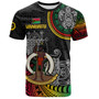 Vanuatu T-Shirt Custom Seal With Mutis En Atan Patterns