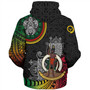 Vanuatu Sherpa Hoodie Custom Seal With Mutis En Atan Patterns