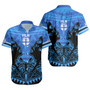 Fiji Short Sleeve Shirt Fiji Bati Masi Tapa Style