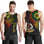 Vanuatu Tank Top Custom Vanuatu Seal Mutis En Atan Patterns Reggae Color