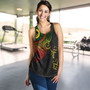 Vanuatu Women Tank Custom Vanuatu Seal Mutis En Atan Patterns Reggae Color