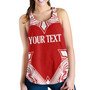 Tonga Women Tank - Custom Coat Of Arms With Patterns Flag Color