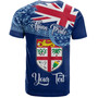 Fiji T-Shirt - Custom Fijian Pride Masi Patterns