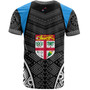 Fiji T-Shirt - Custom Fijian Tapa Patterns Sport Style