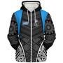 Fiji Sherpa Hoodie - Custom Fijian Tapa Patterns Sport Style