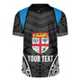 Fiji Rugby Jersey - Custom Fijian Tapa Patterns Sport Style