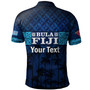 Fiji Polo Shirt - Custom Bula Fiji Masi Palm Tree Design